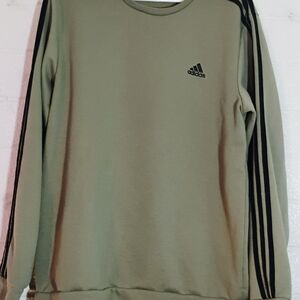 ***FREE SHIPPING *Adidas Men's Sage Crewneck Fleece Sweater